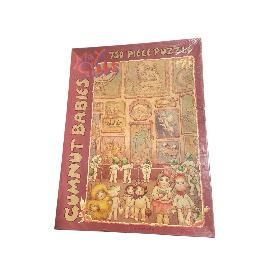 1992 Gumnut Babies The Picture Gallery 750 Pc Puzzle Sealed Ripped Wrap
